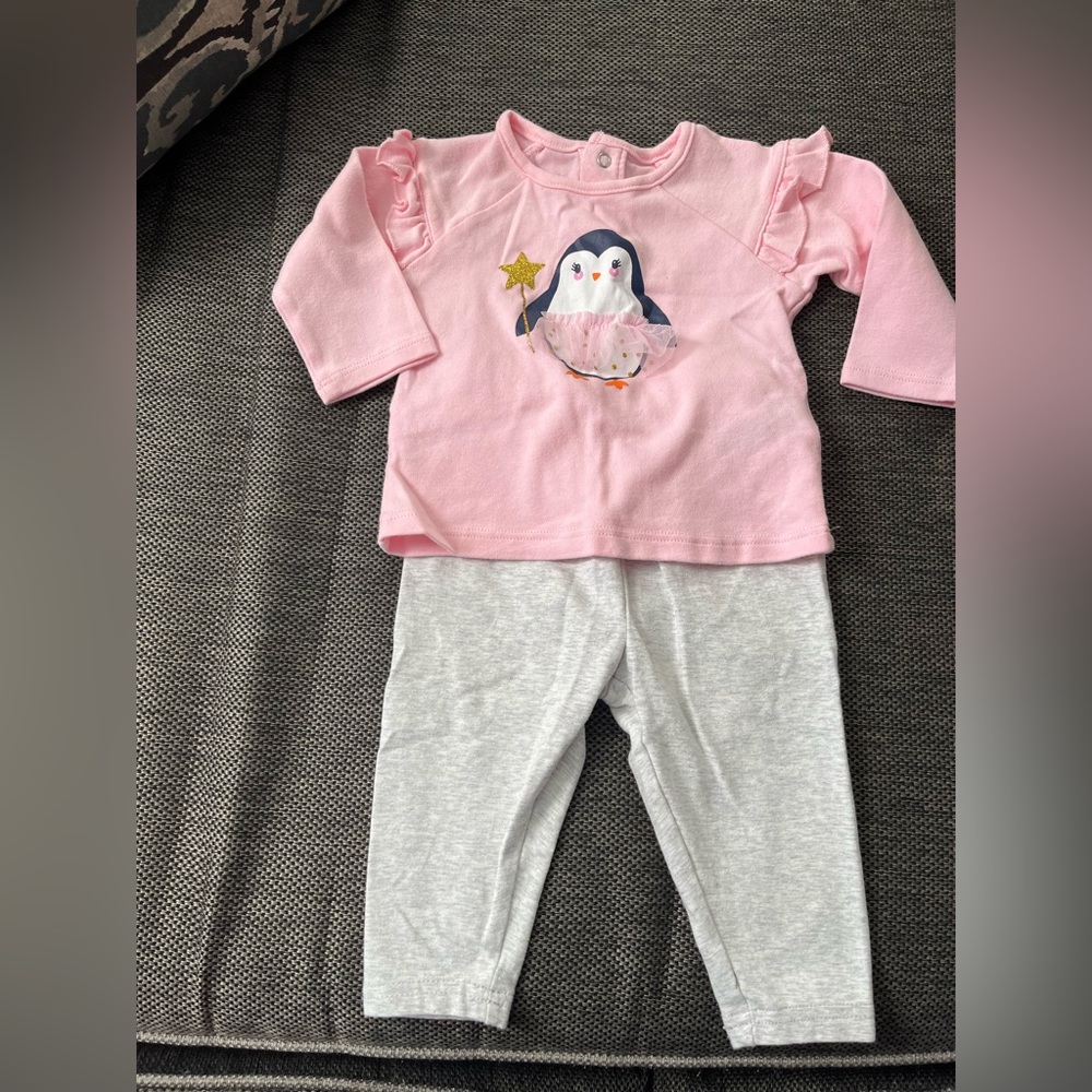 Little Wonders 6-9 months penguin set